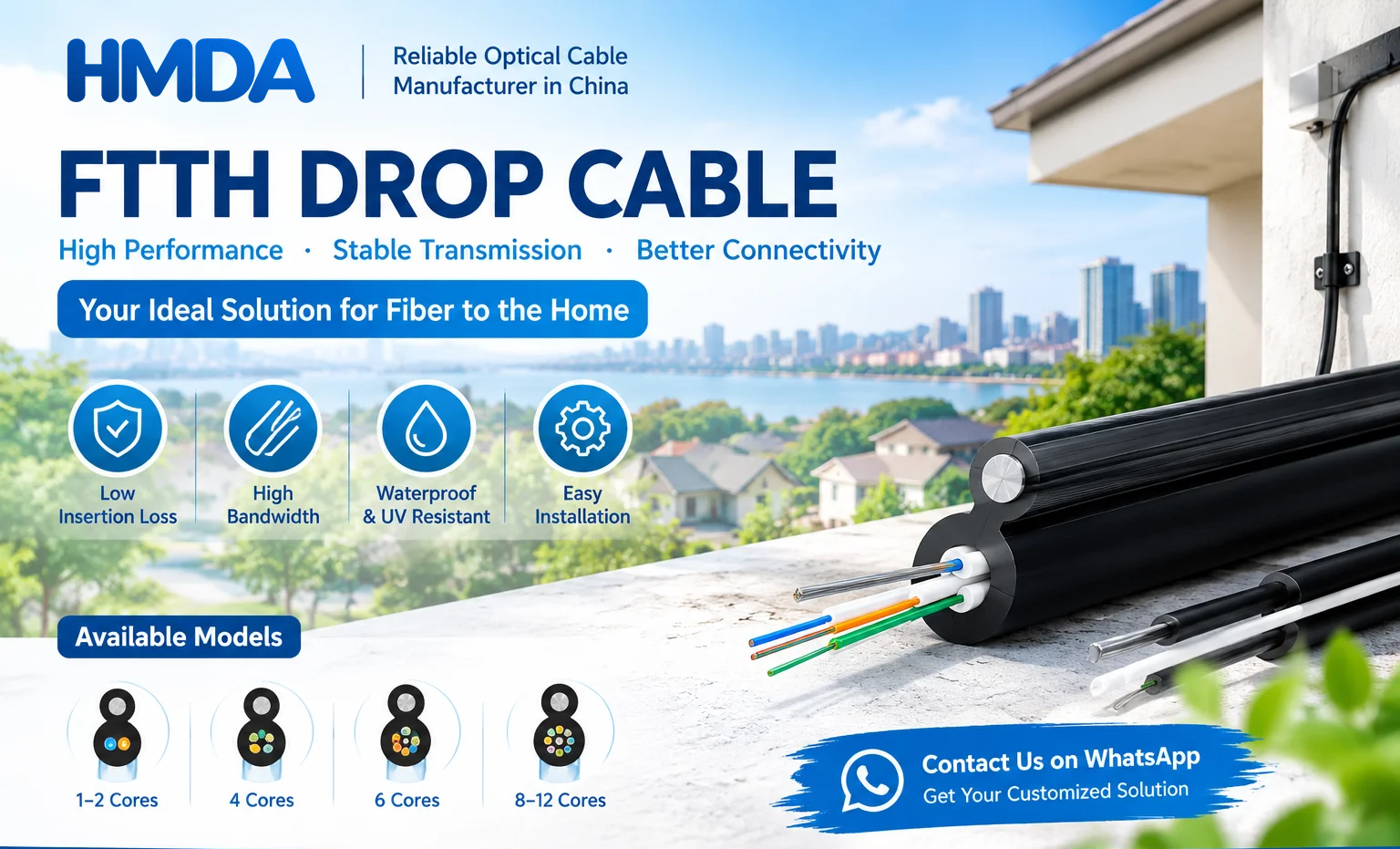 FTTH Drop Cable Compared: GJXH vs GJYXCH vs GJYXFCH