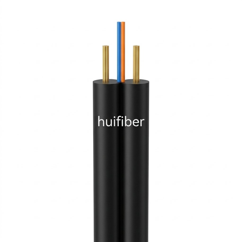 GDXH-2B6 Hybrid Drop Cable with 2x0.75 mm² Copper Conductors