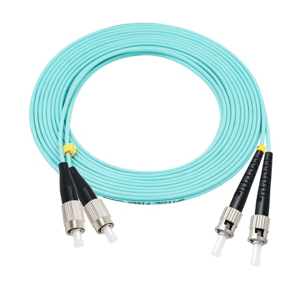FC to ST Duplex OM3 50/125 Multimode Patch Cord