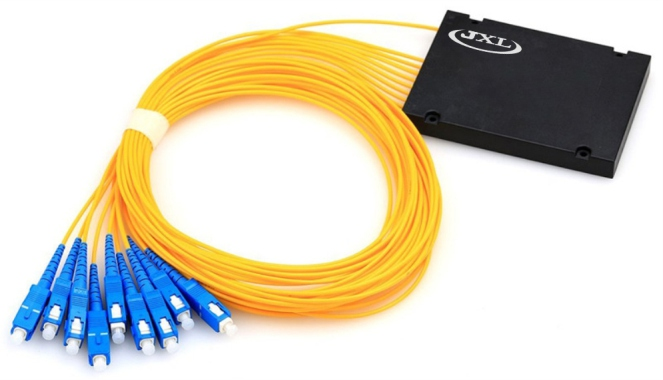 1x8 ABS Box PLC Splitter with SC/UPC Connectors